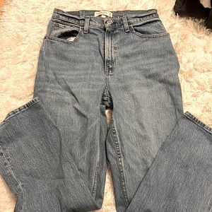 Abercrombie and fitch 90s straight ultra high rise